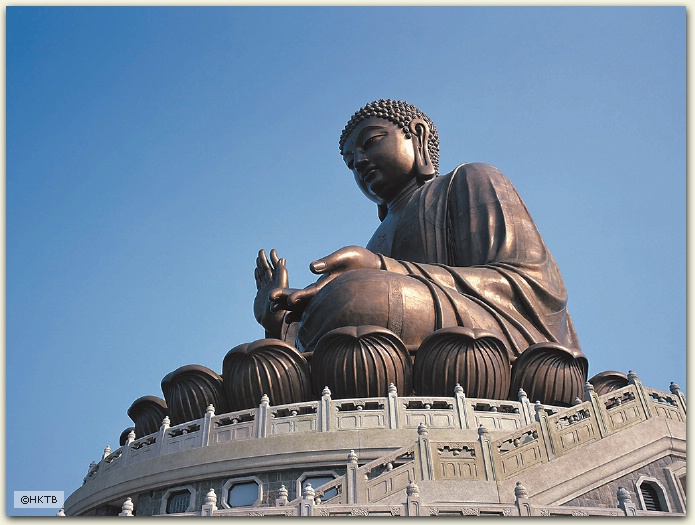 Big Buddha, Po Lin Monastery, Lantau Island, New Territories, Hong Kong