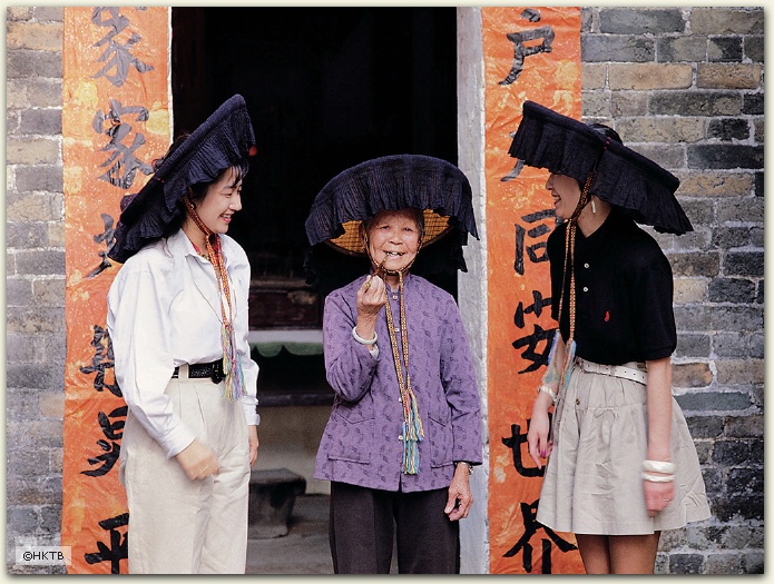 Hakka lady, New Territories, Hong Kong